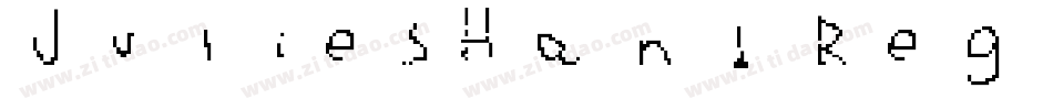 JuliesHand Regular字体转换